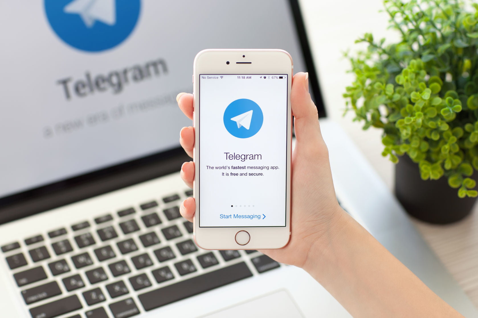 تلگرام ایفون