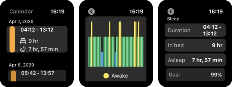 اپلیکیشن ردیاب خواب Apple Watch