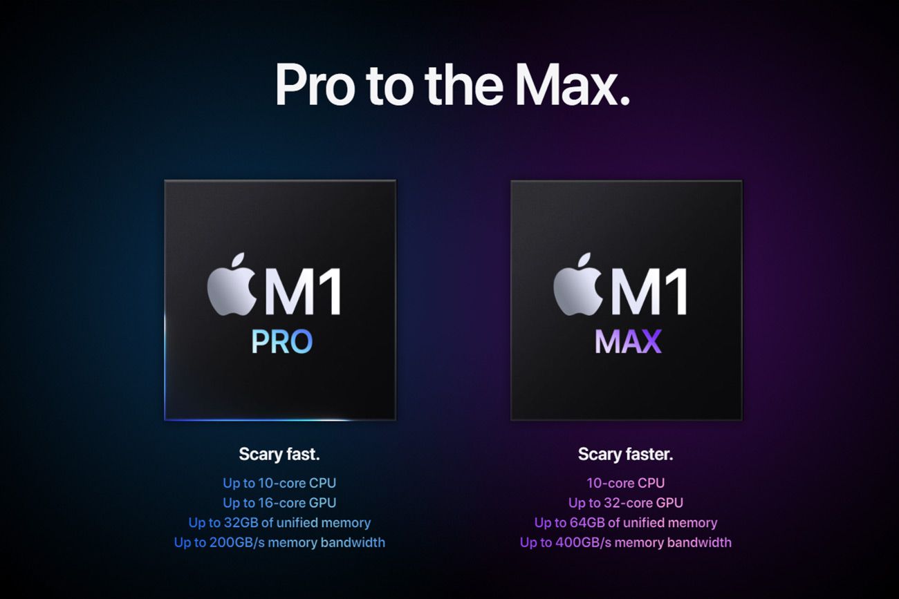 بررسی مشخصات پردازنده M1 Pro و M1 Max؛ جهشی عظیم برای اپل در صنعت پردازنده ها