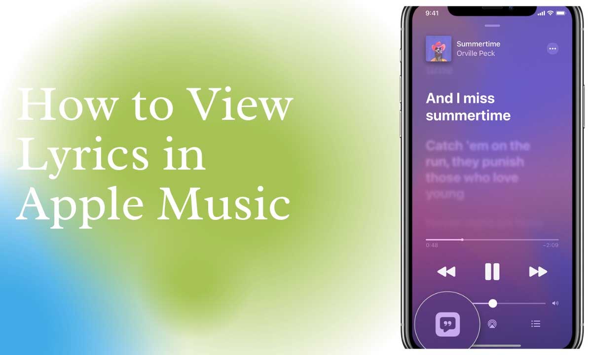 افزودن متن آهنگ در وب Apple Music
