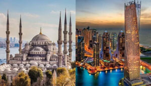 مقایسه گردشگری در دبی و استانبول