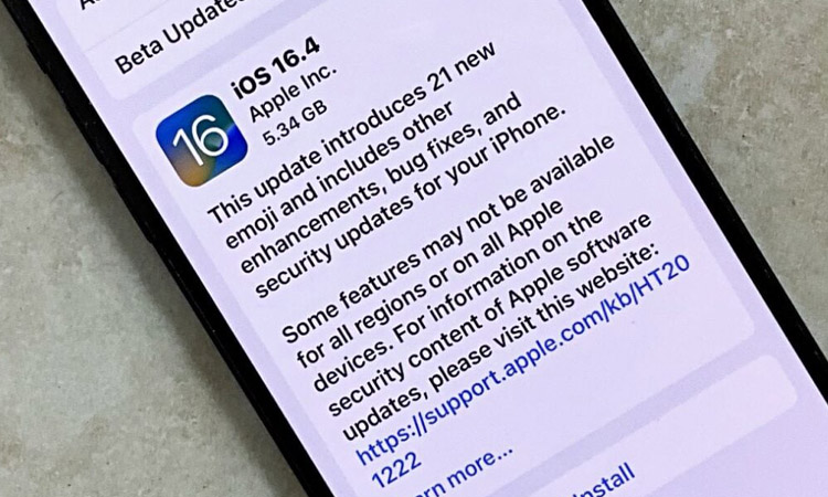 آپدیت آی او اس ۱۶.۴ منتشر شد؛ لیست کامل تغییرات iOS 16.4