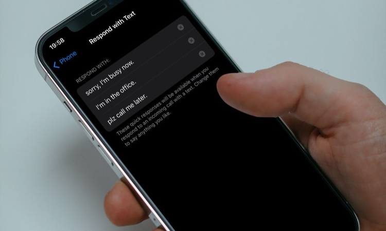 آموزش شخصی سازی پاسخ خودکار به تماس آیفون در آپدیت iOS 17