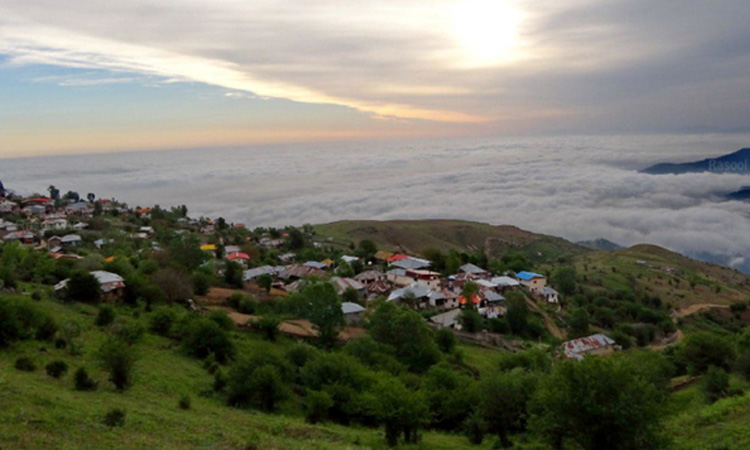 روستای فیلبند؛ بام مازندران بر فراز ابرها