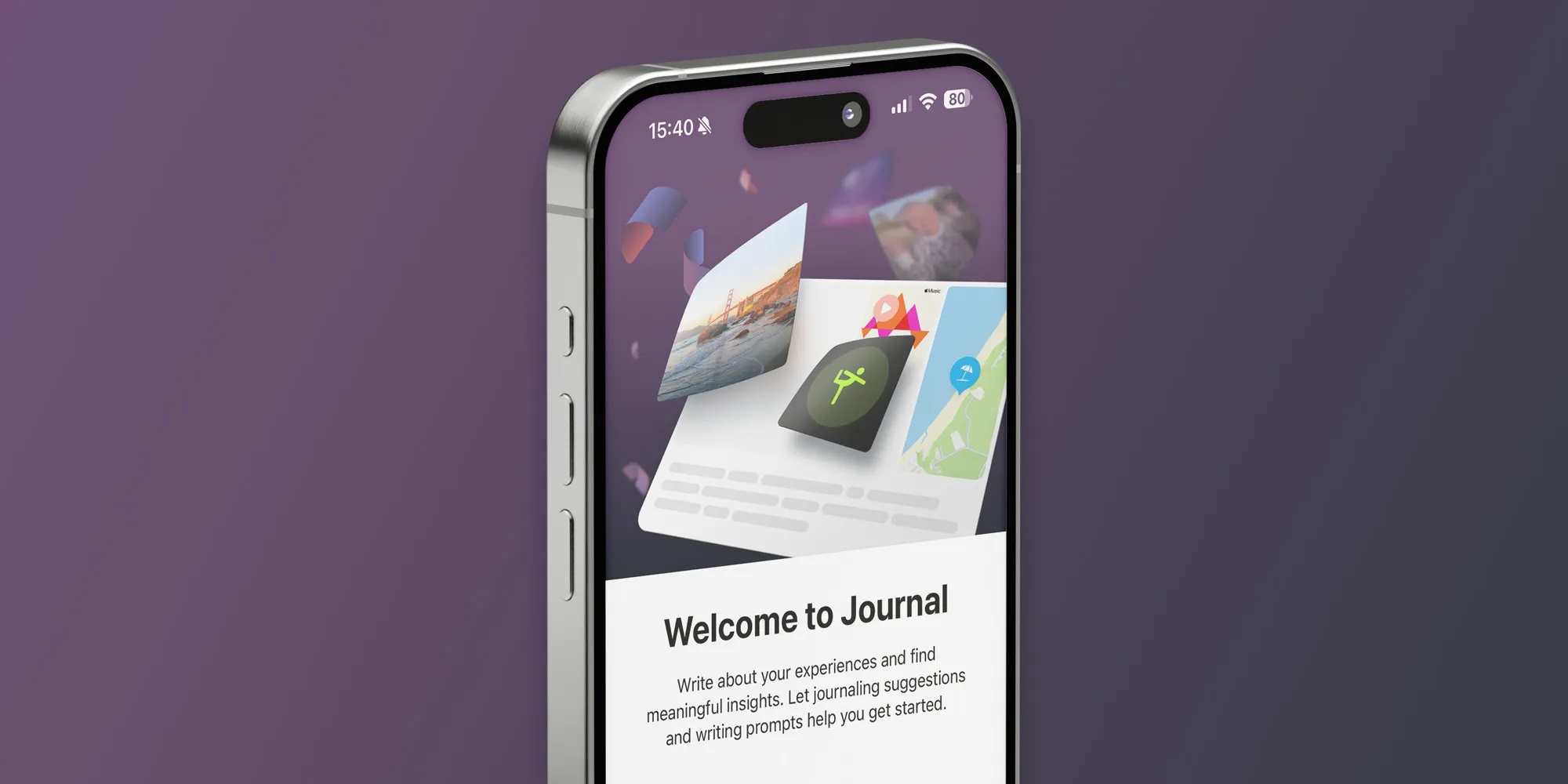 برنامه Journal app در آی او اس 17.2