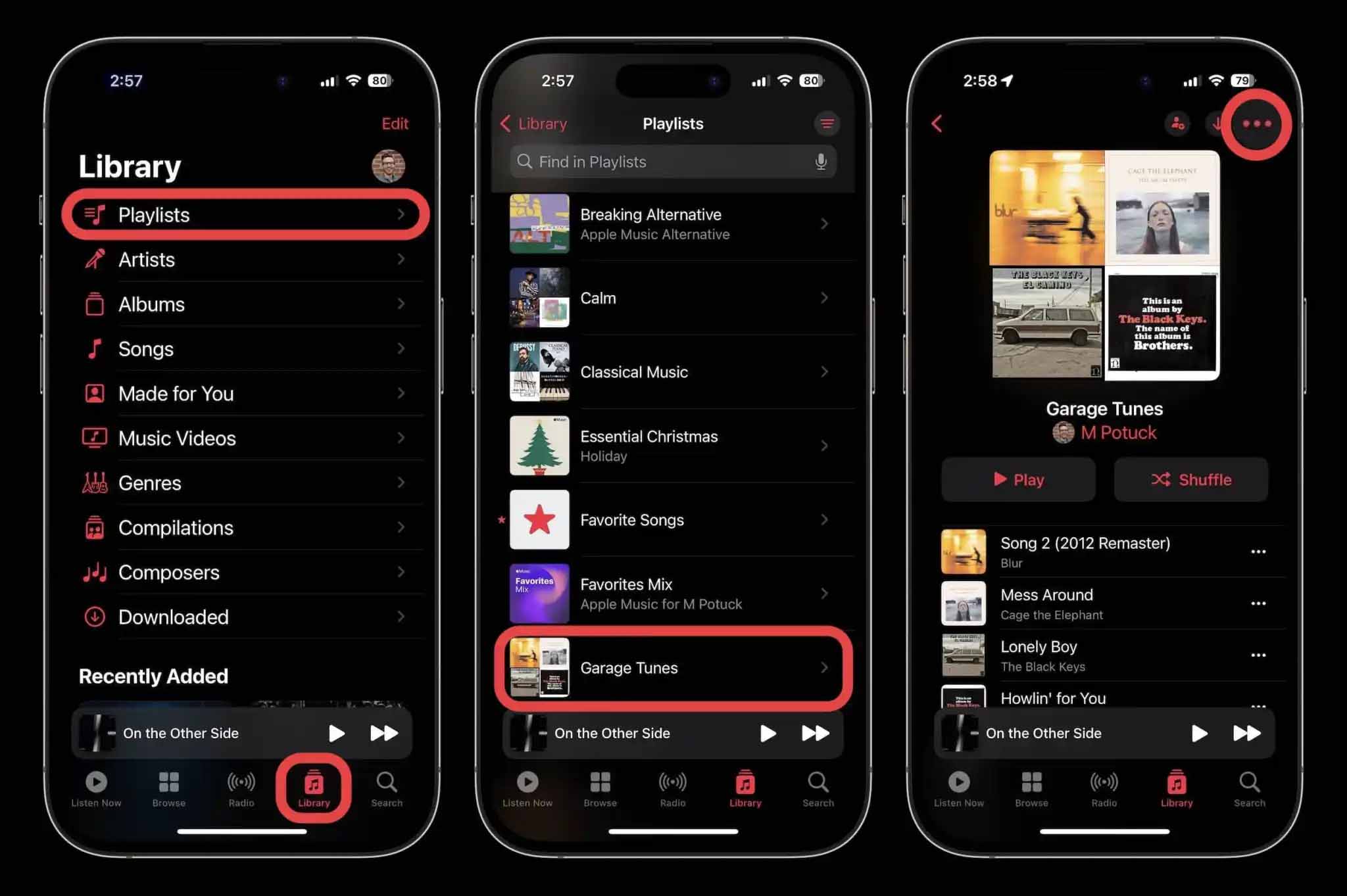 استفاده از پلی لیست های مشترک اپل موزیک